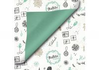    KERSTPAPIER GROEN Celebrate